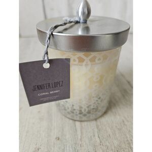 Jennifer Lopez Coral‎ Berry candle 8 oz new fruity scent